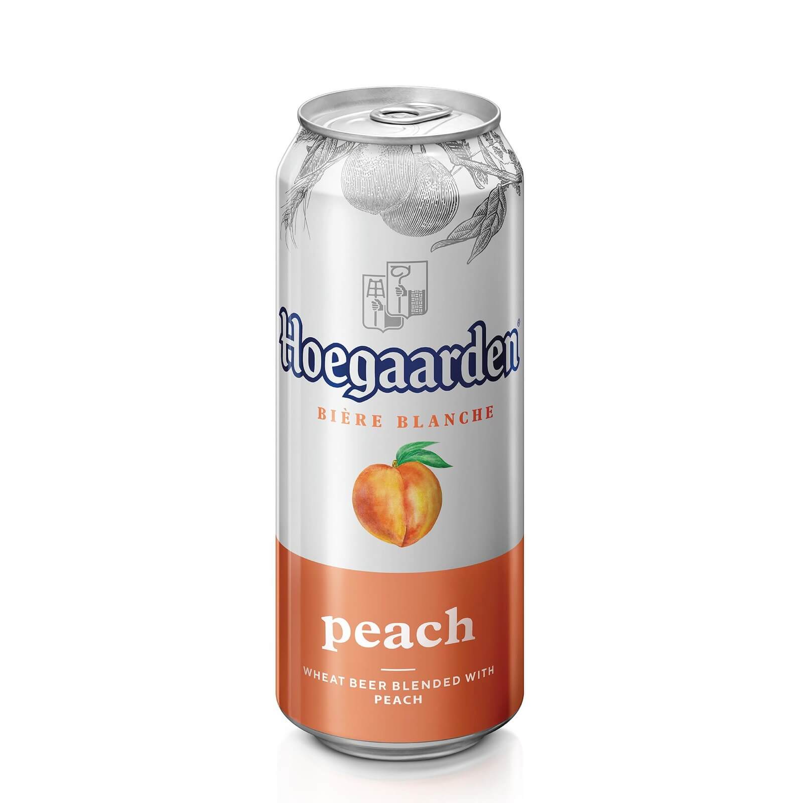 Hoegaarden Biere Blanche Peach Wheat Beer Can 500ml Click N Deliver