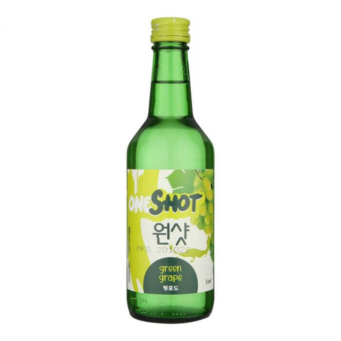 Oneshot Soju Green Grape 360ml Click N Deliver
